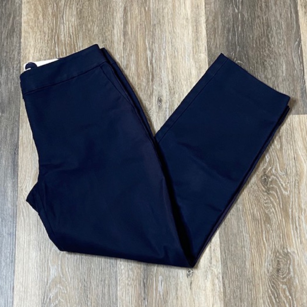 BODEN Navy Blue Straight Leg Work Trouser Pants 2P